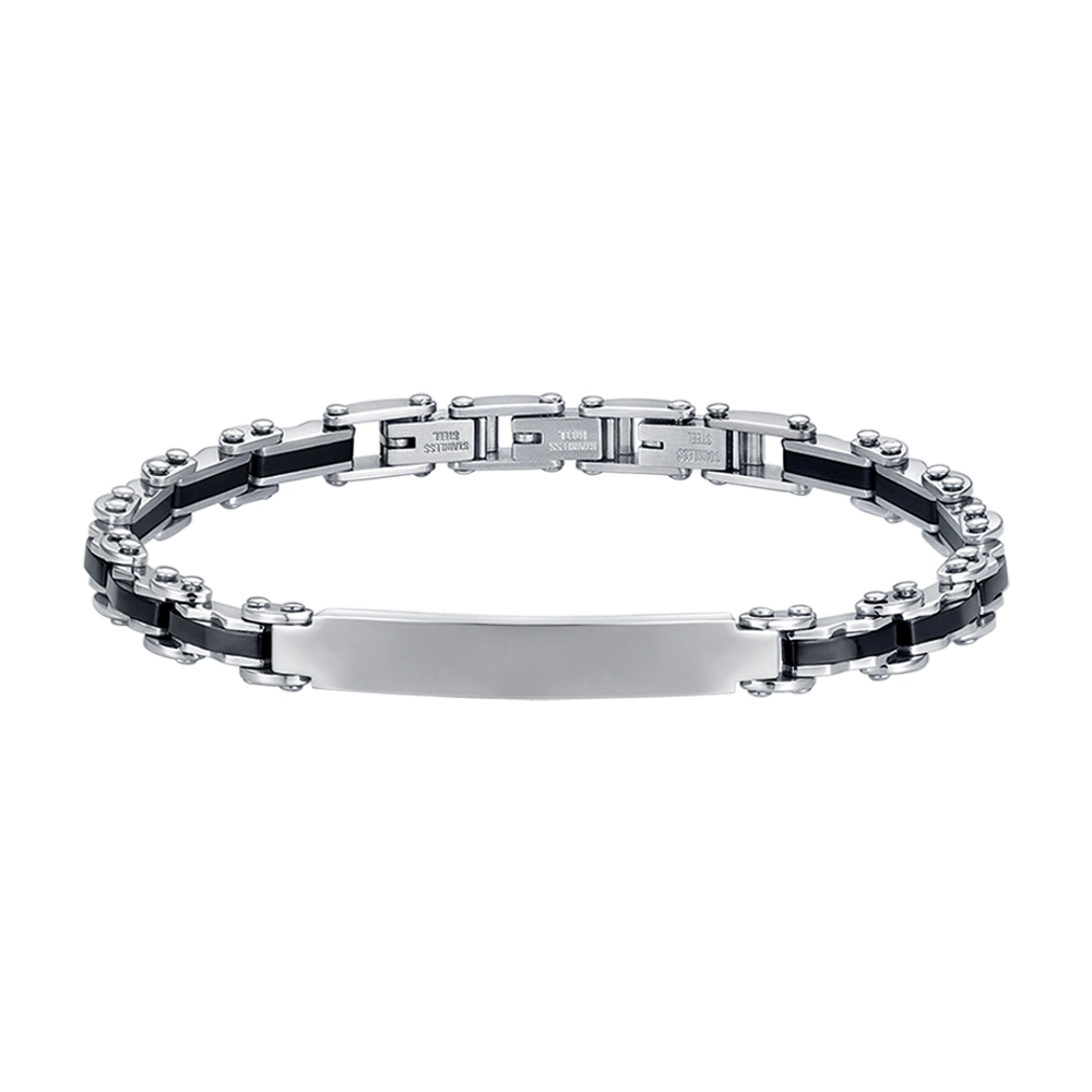 PULSERA DE ESLABONES DE ACERO PARA HOMBRE