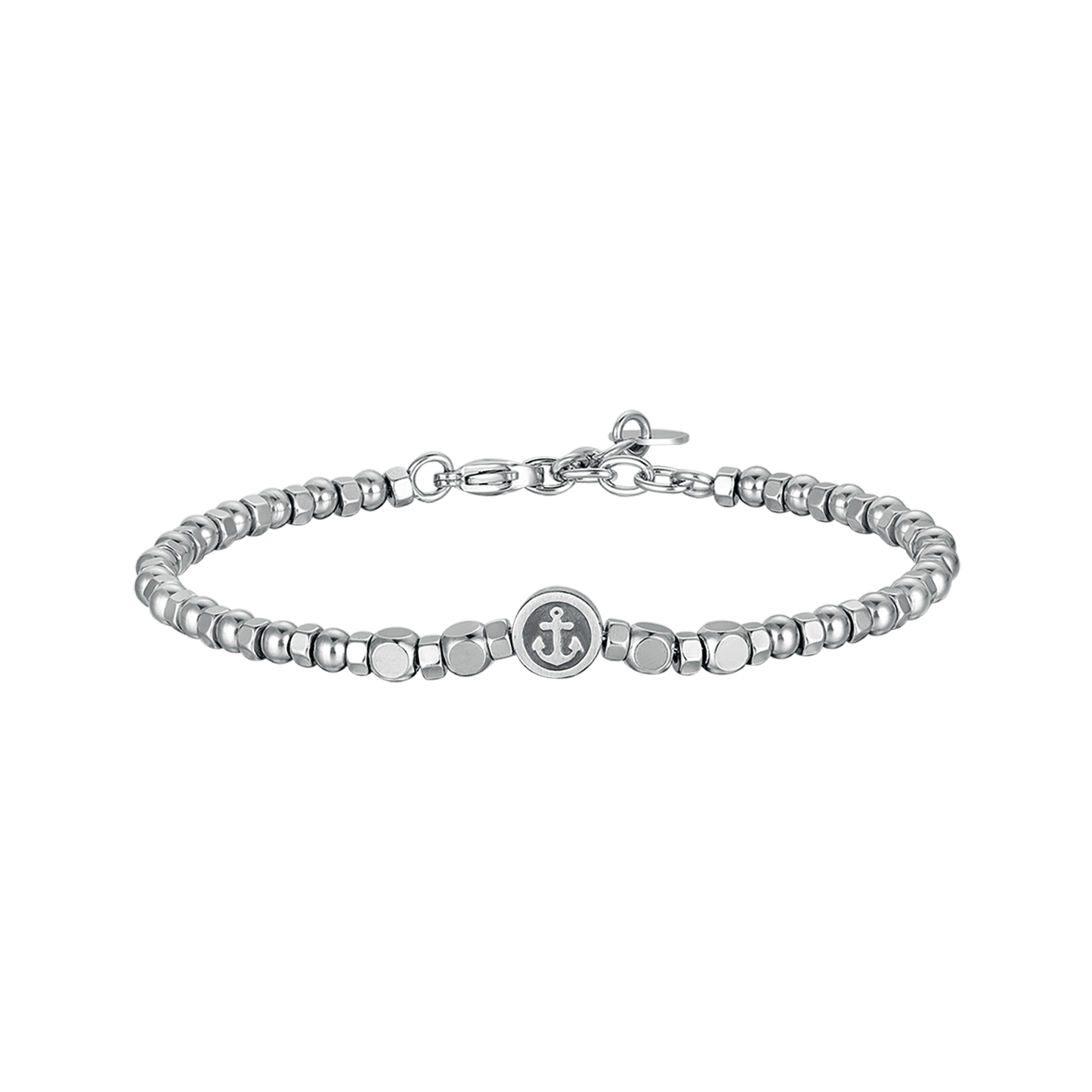 PULSERA DE ACERO PARA HOMBRE CON ELEMENTO DE ANCLA