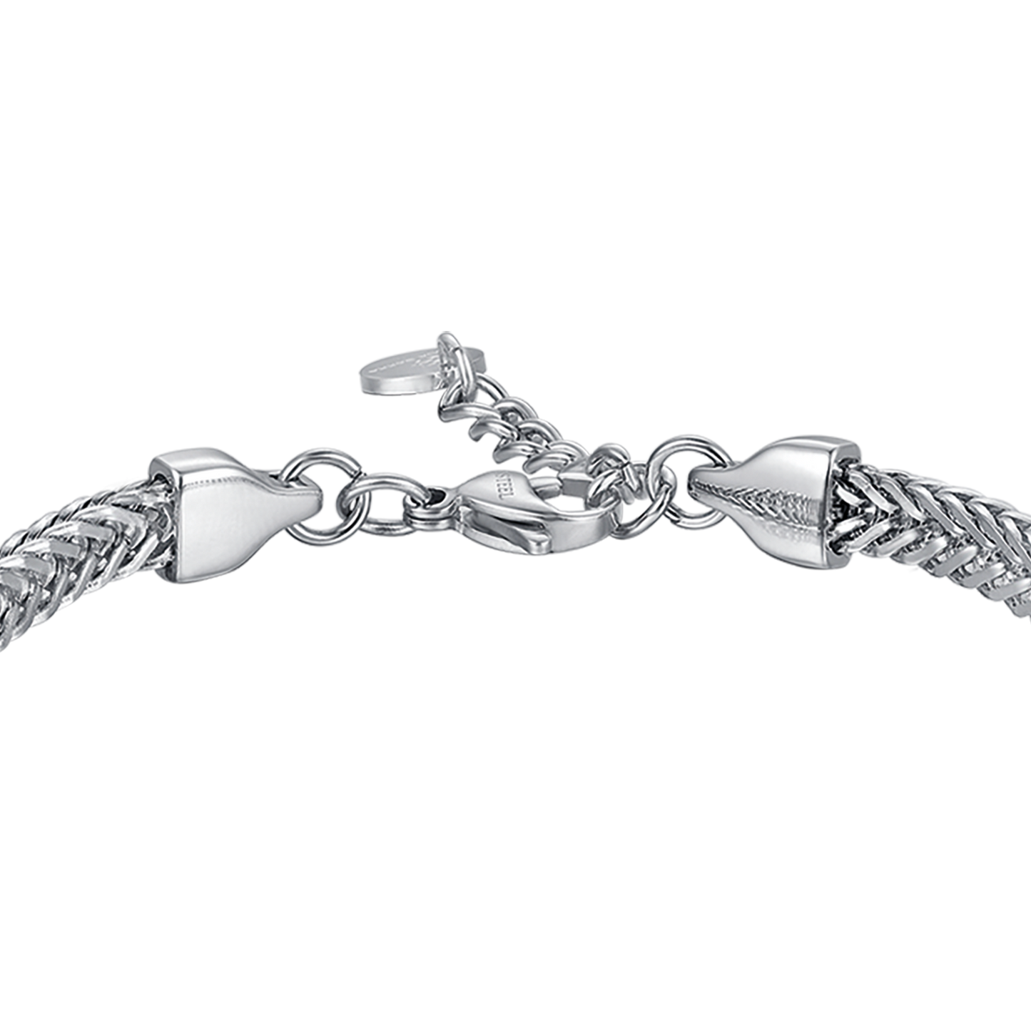 BRAZALETE DE ACERO IP NEGRO PARA HOMBRE CON ANCLA