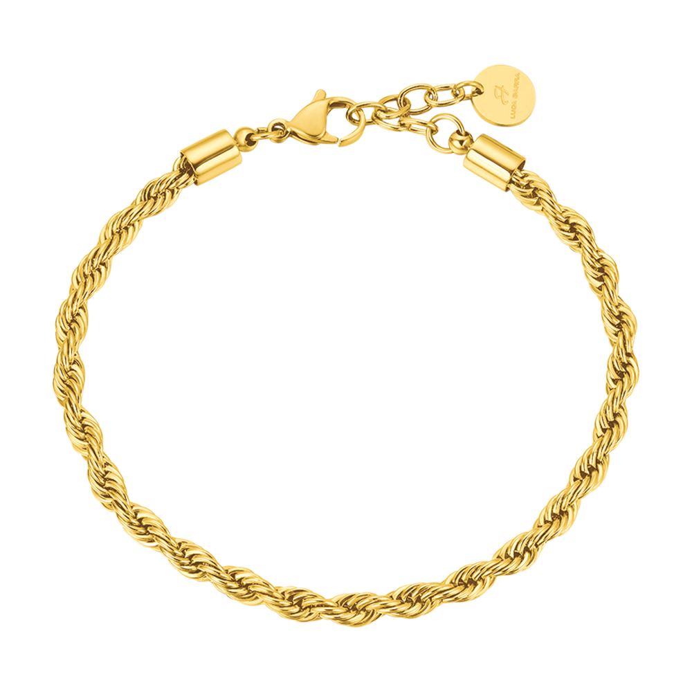 BRAZALETE DE ACERO DE ESLABONES FINOS PARA HOMBRE