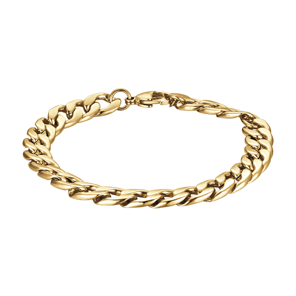 PULSERA DE MALLA DE ACERO PARA HOMBRE