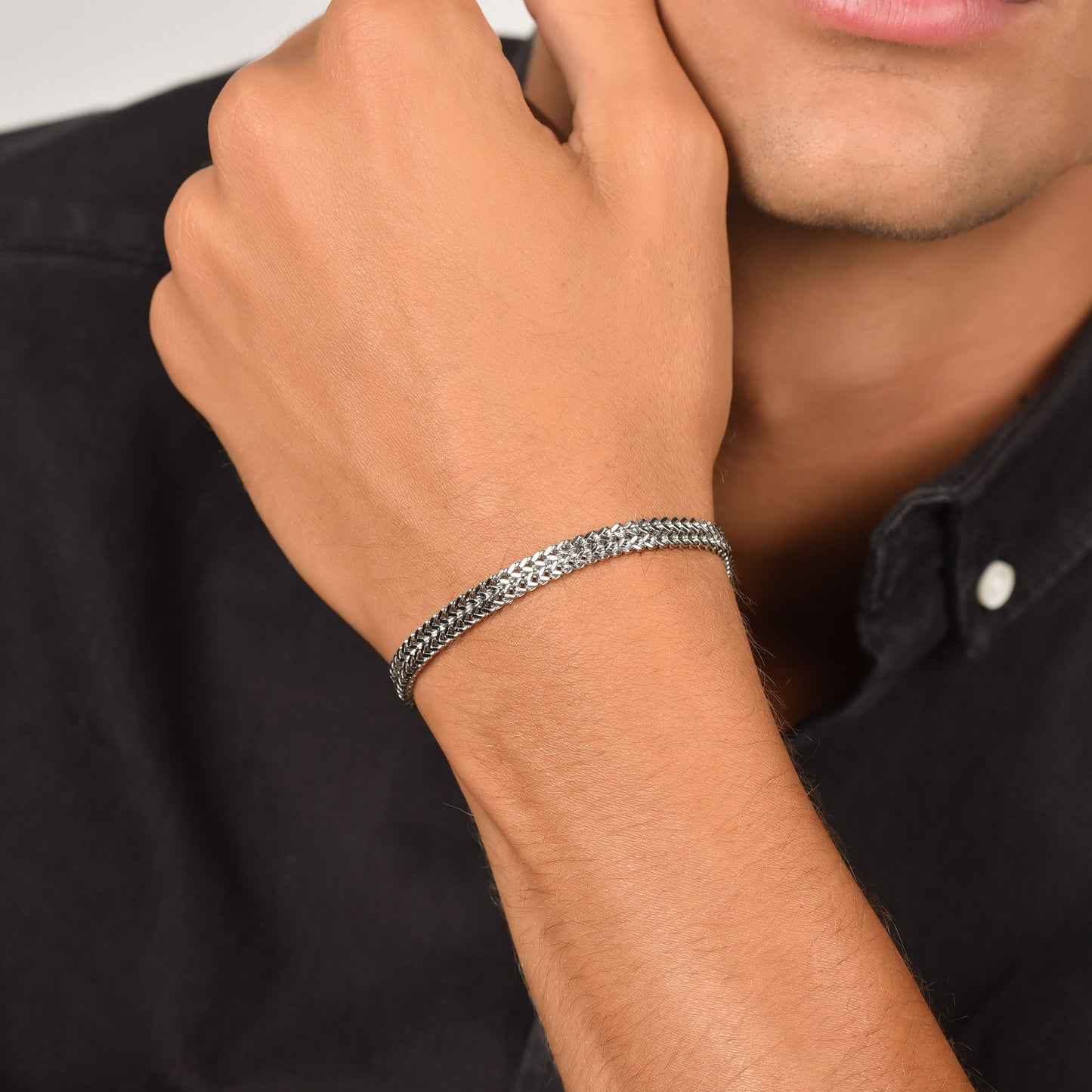 BRAZALETE DE ACERO PARA HOMBRE