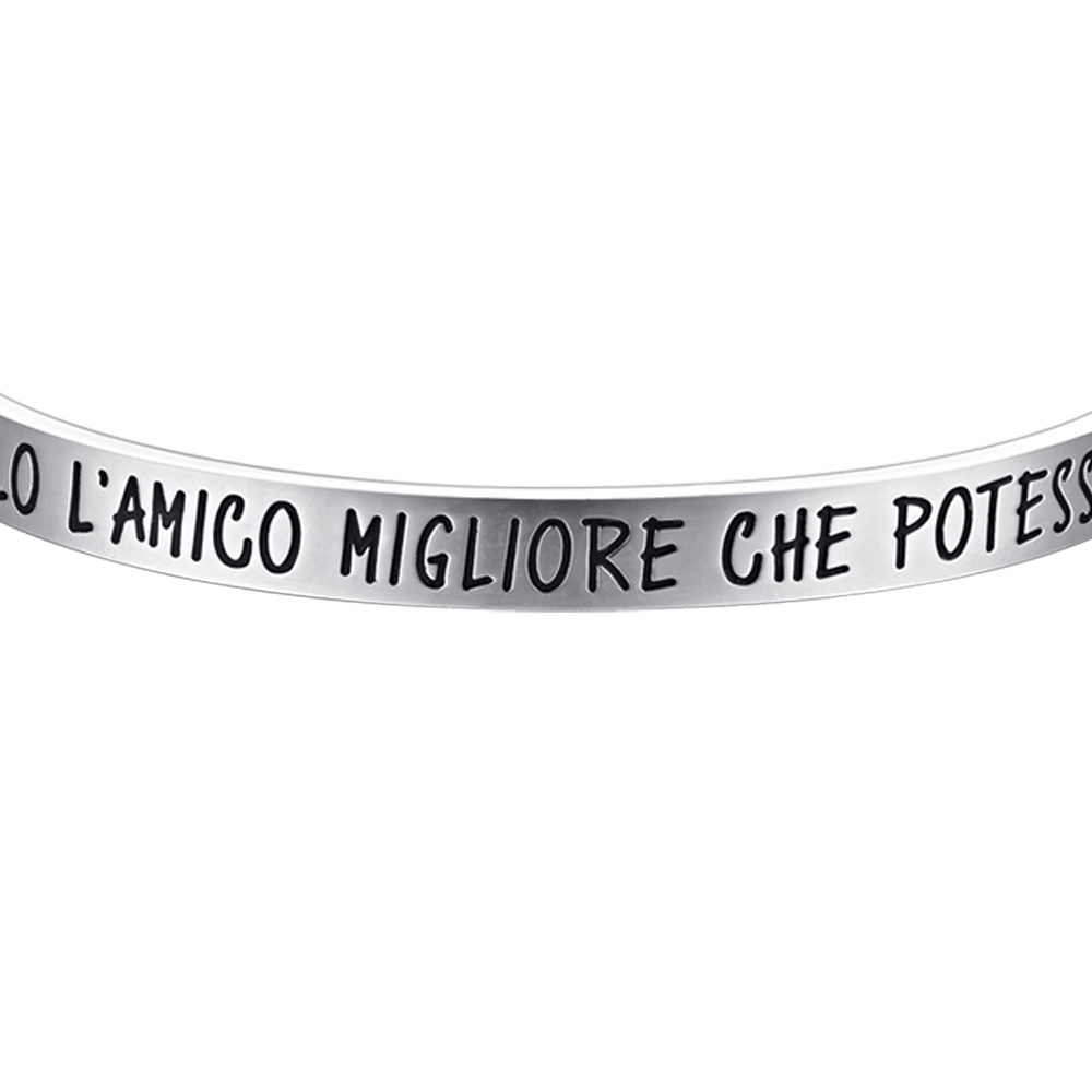 BRAZALETE DE ACERO PARA HOMBRE HERMANO EL MEJOR AMIGO QUE PODRÍAS TENER