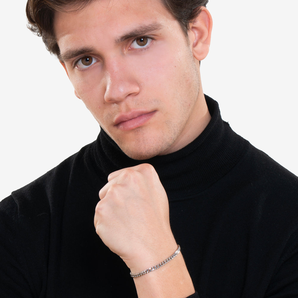 BRAZALETE DE ACERO PARA HOMBRE