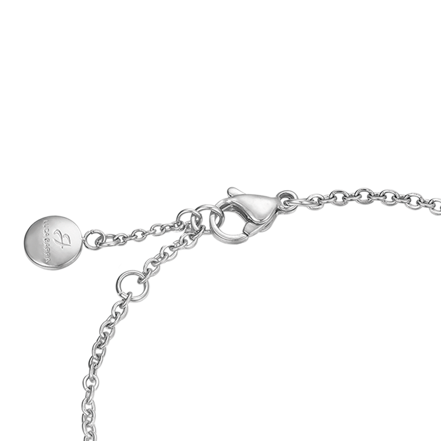 PULSERA DE ACERO PARA MUJER CON TRÉBOL DE CUATRO HOJAS Y CRISTALES