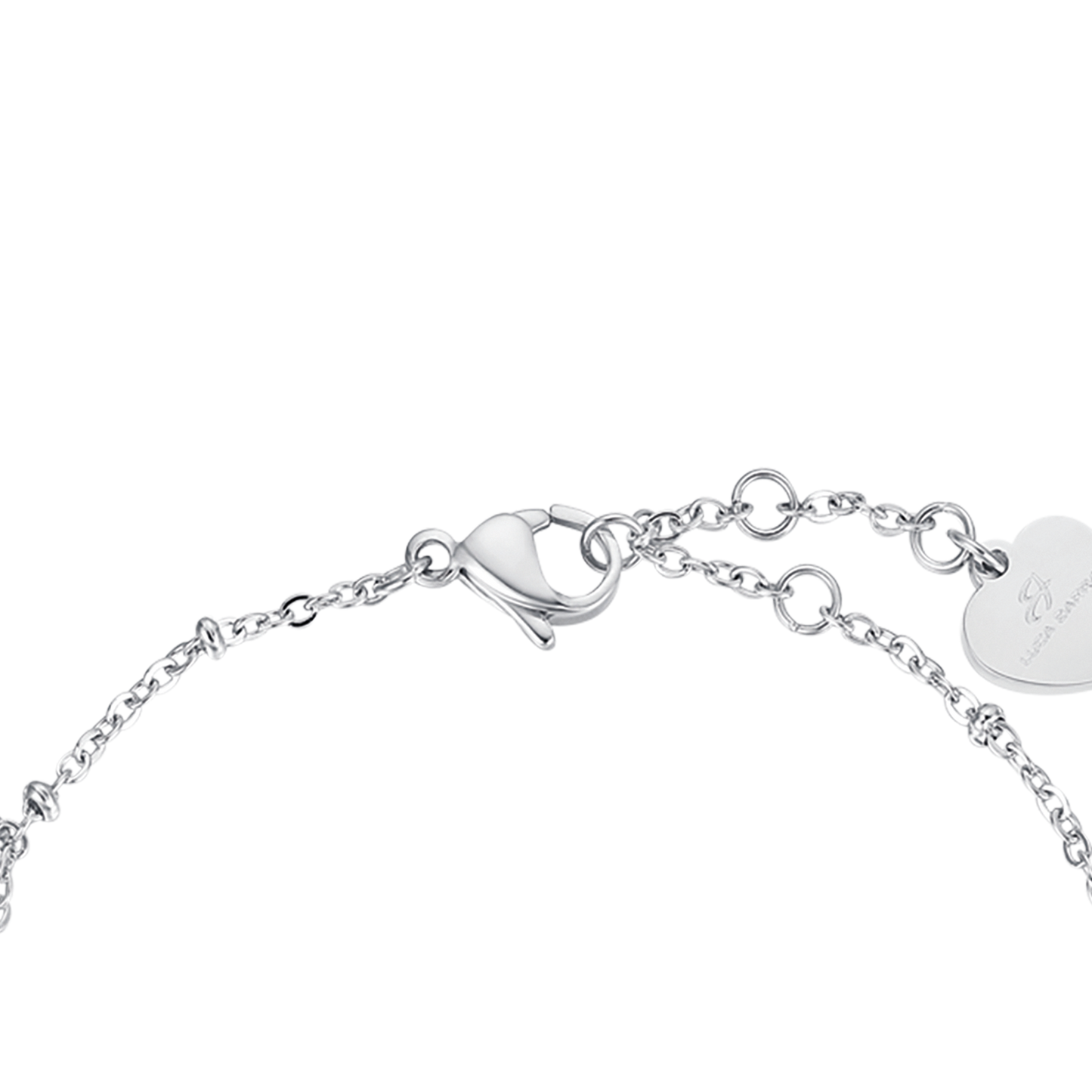 PULSERA DE ACERO PARA MUJER CON CRISTALES MULTICOLOR