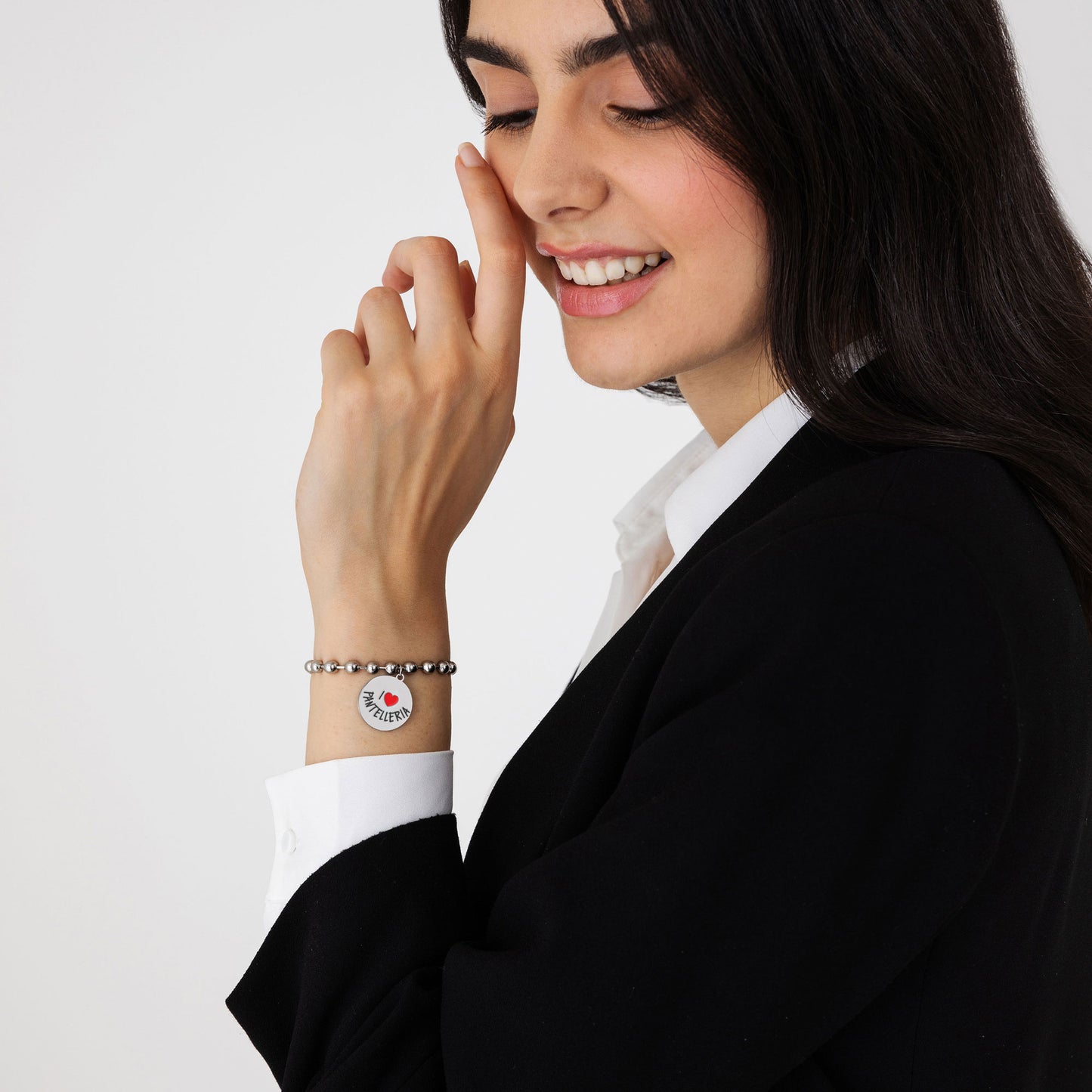 ME ENCANTA EL BRAZALETE DE ACERO DE PANTELLERIA PARA MUJER