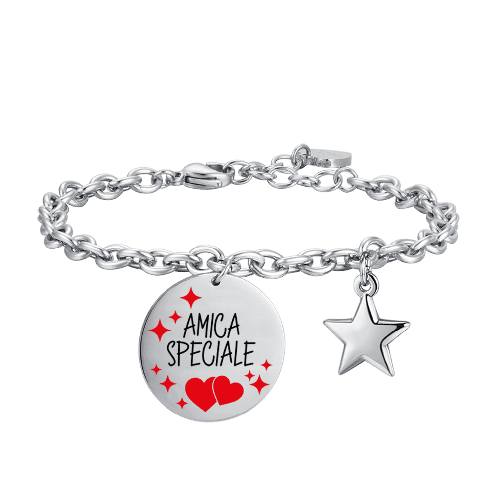 PULSERA DE ACERO AMIGO ESPECIAL DE LA MUJER