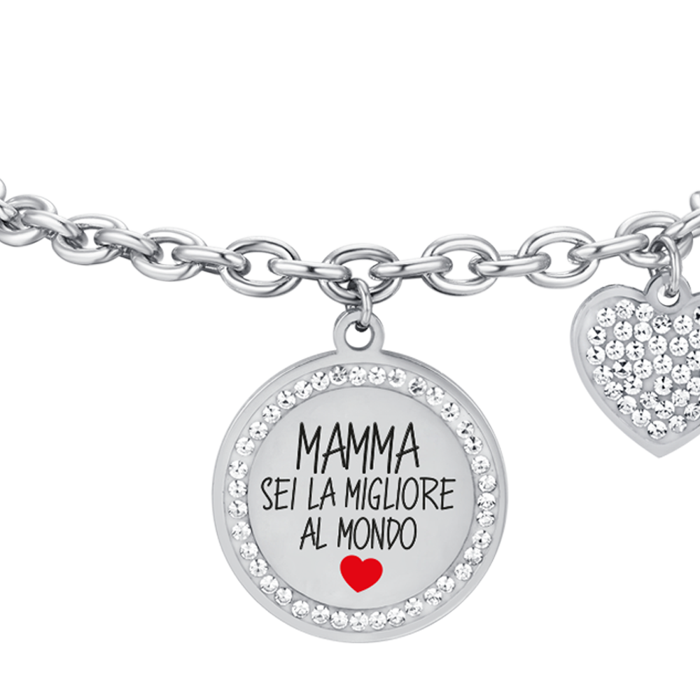 BRAZALETE DE ACERO PARA MUJER MUM ERES LA MEJOR DEL MUNDO