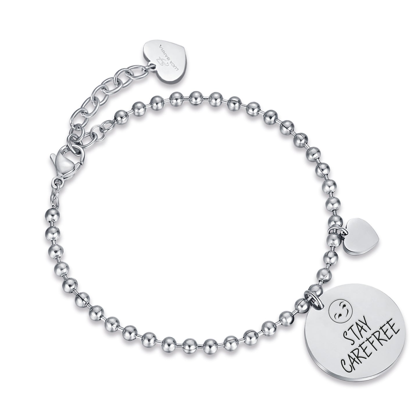 STAY CAREFREE BRAZALETE DE ACERO PARA MUJER