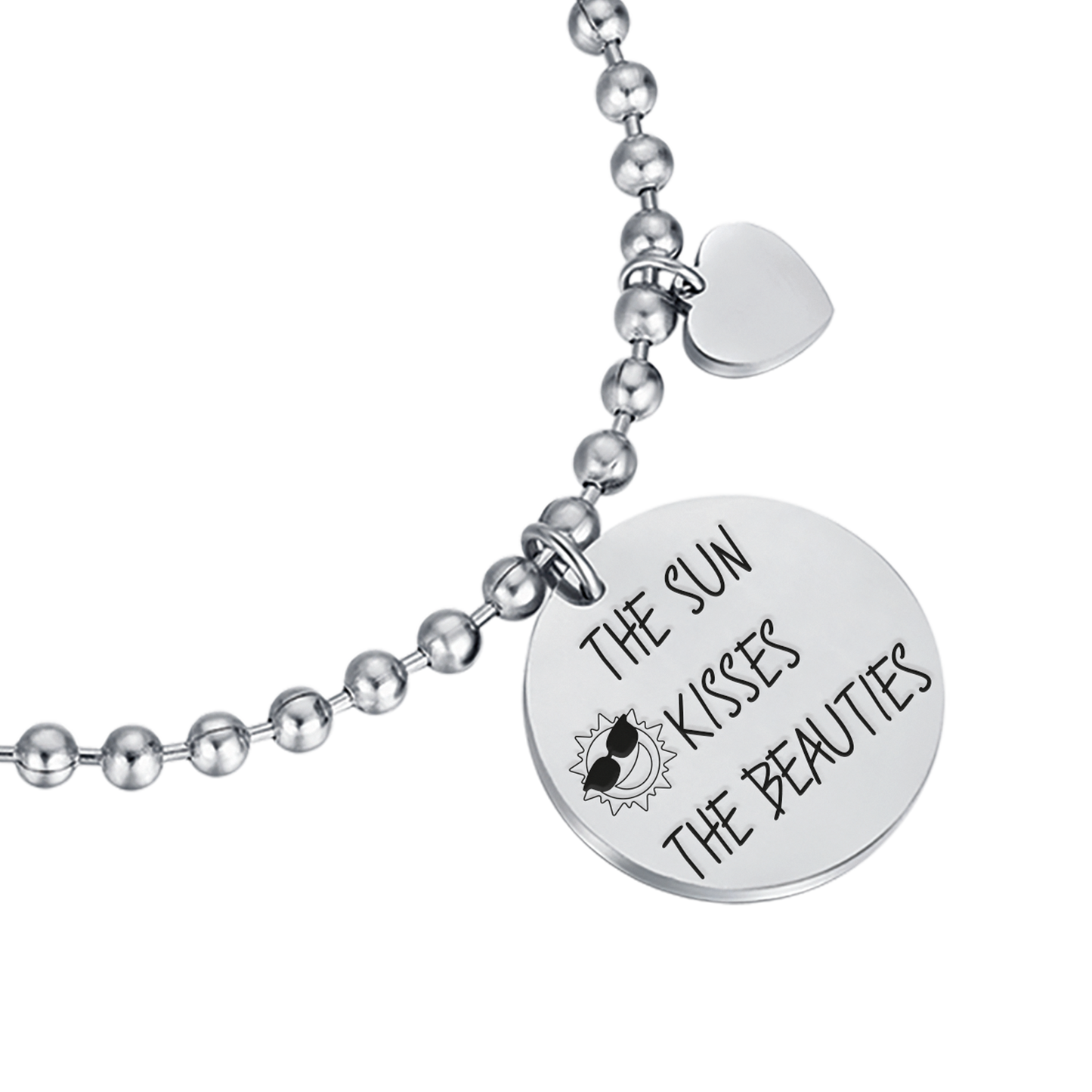 EL SOL BESA LAS BELLEZAS PULSERA DE ACERO PARA MUJER