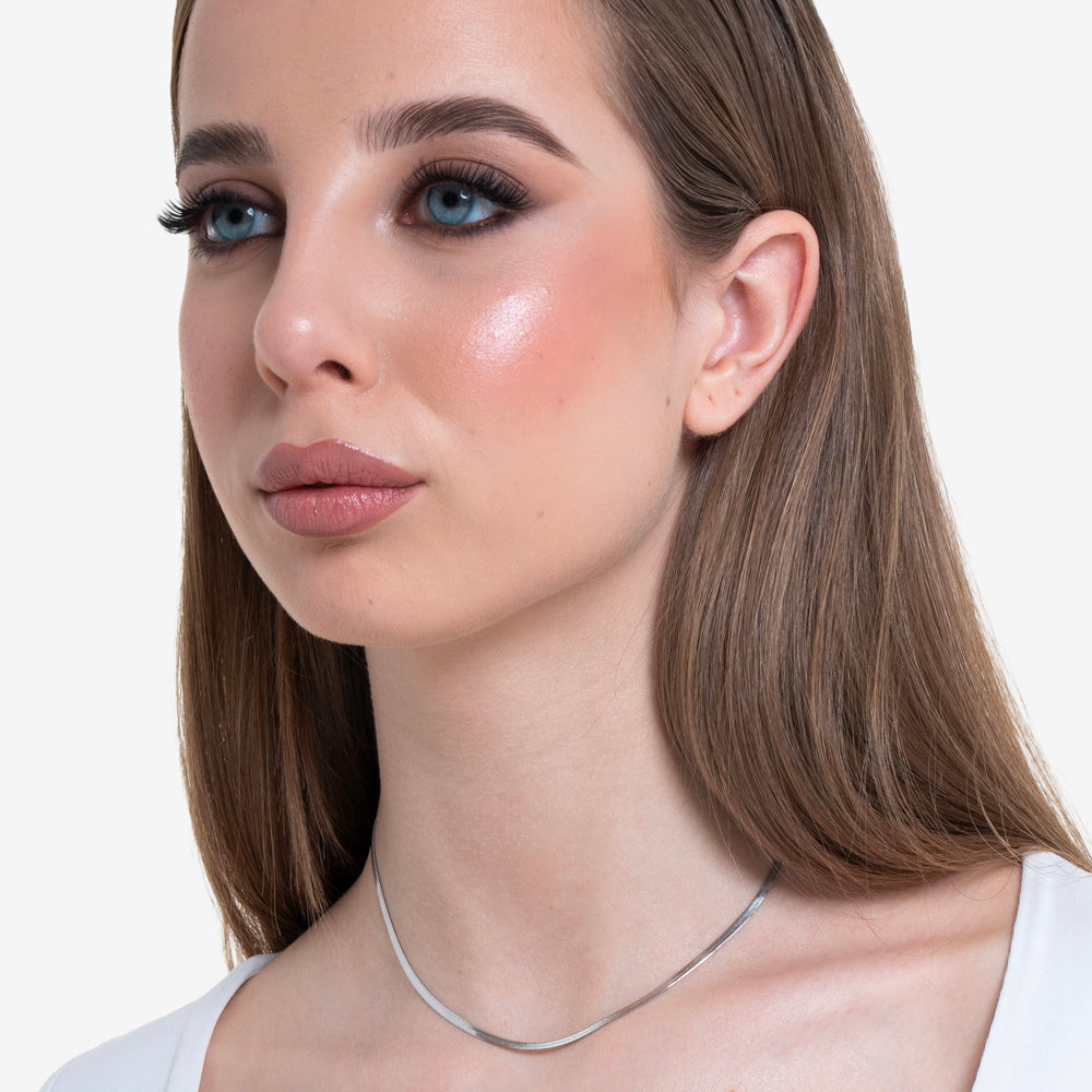 COLLAR DE SERPIENTE DE ACERO