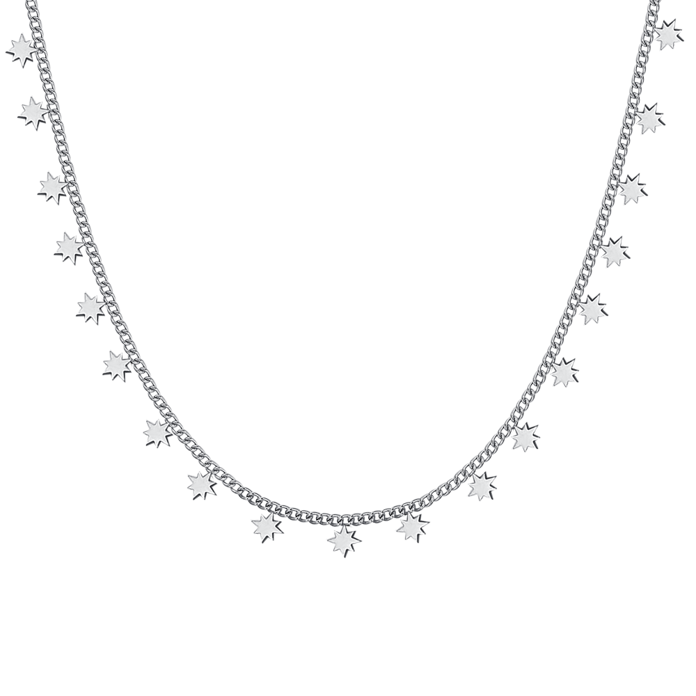 SISSI ESTRELLAS COLLAR DE ACERO