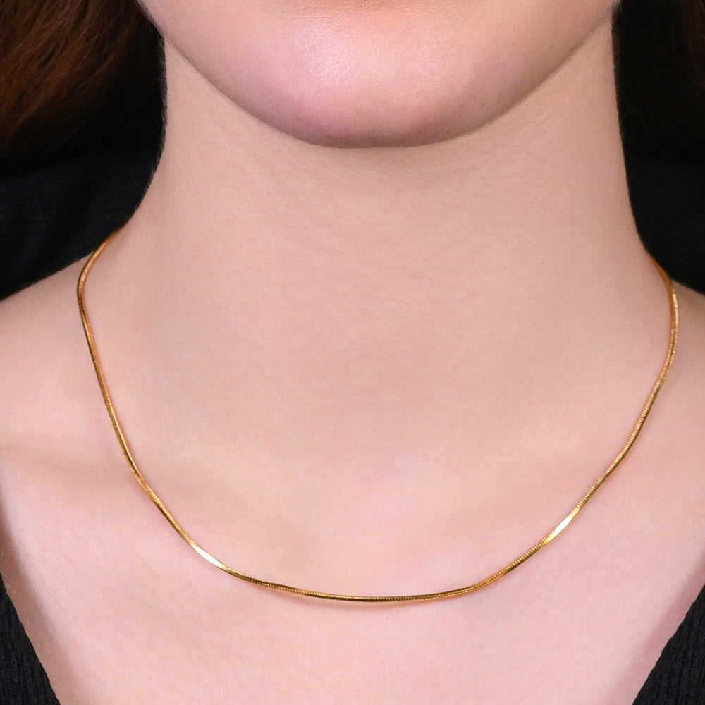 COLLANA DONNA IN ACCIAIO  IP GOLD