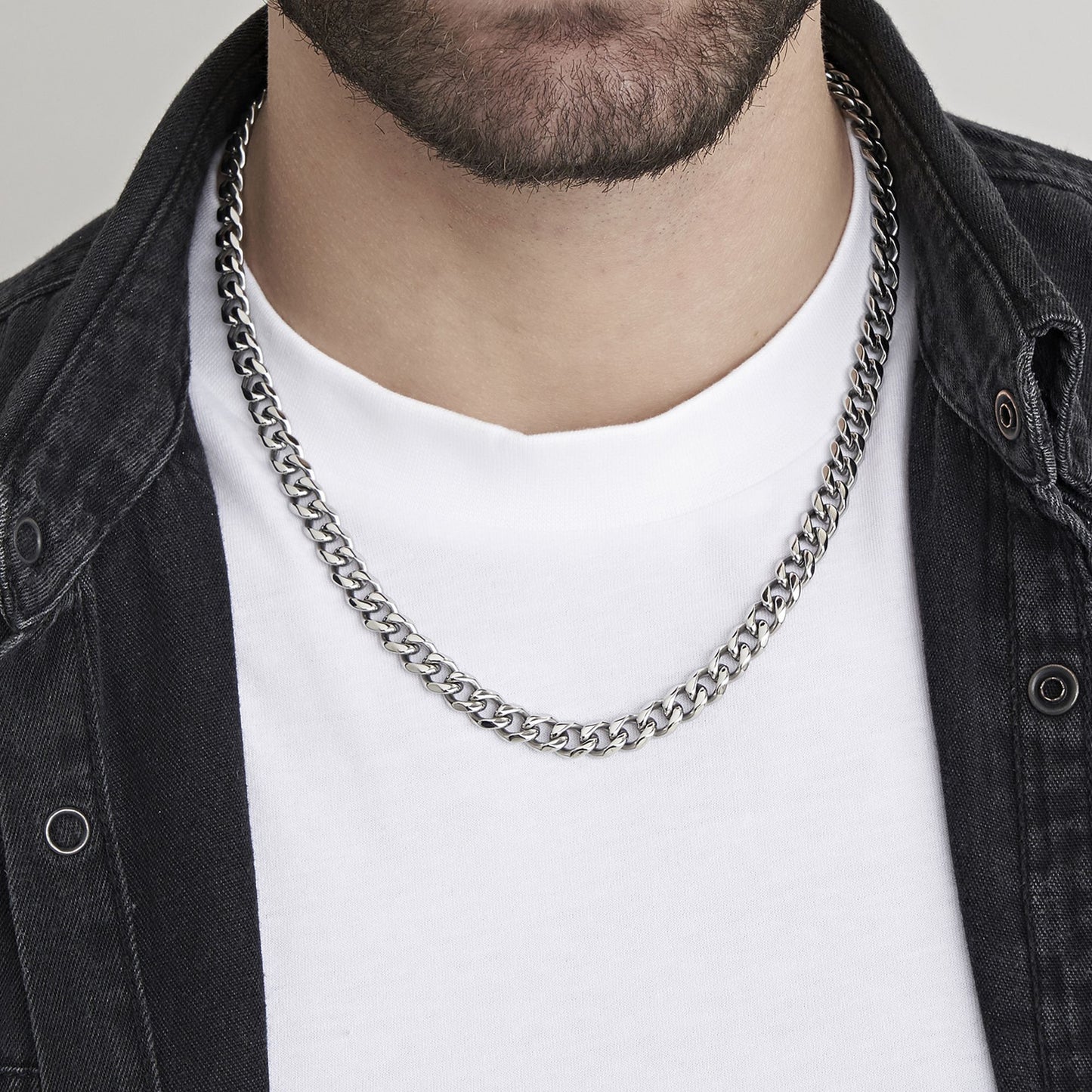 COLLAR DE ACERO PARA HOMBRES