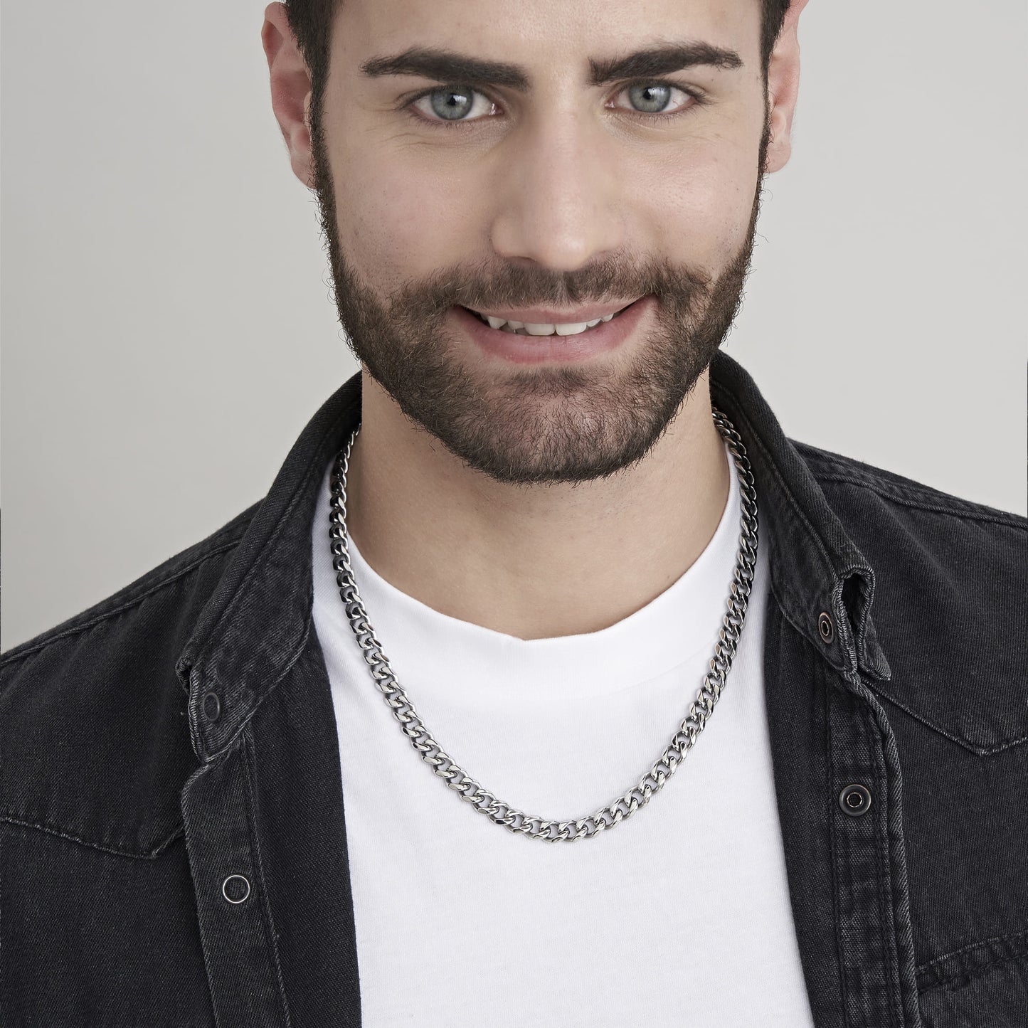 COLLAR DE ACERO PARA HOMBRES