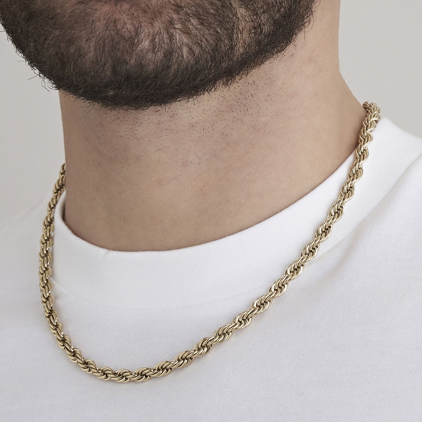 COLLAR UNISEX DE ACERO DE 6 MM