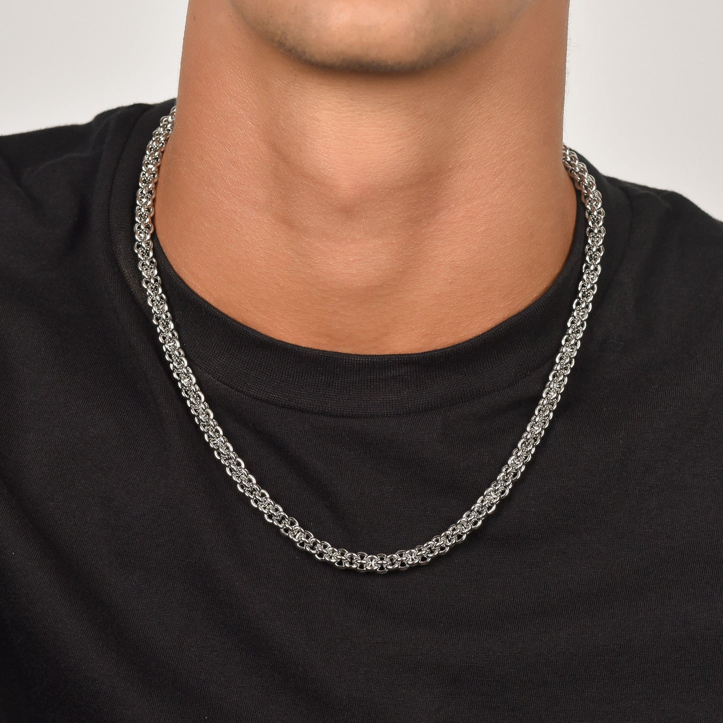 COLLAR DE ACERO PARA HOMBRES