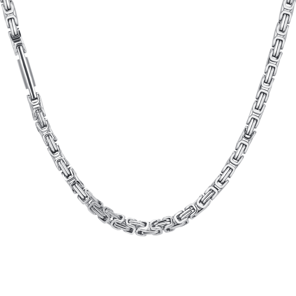 COLLAR DE ACERO PARA HOMBRES CON ELEMENTO