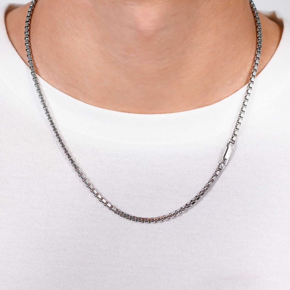 COLLAR ELEMENTO DE ACERO PARA HOMBRE