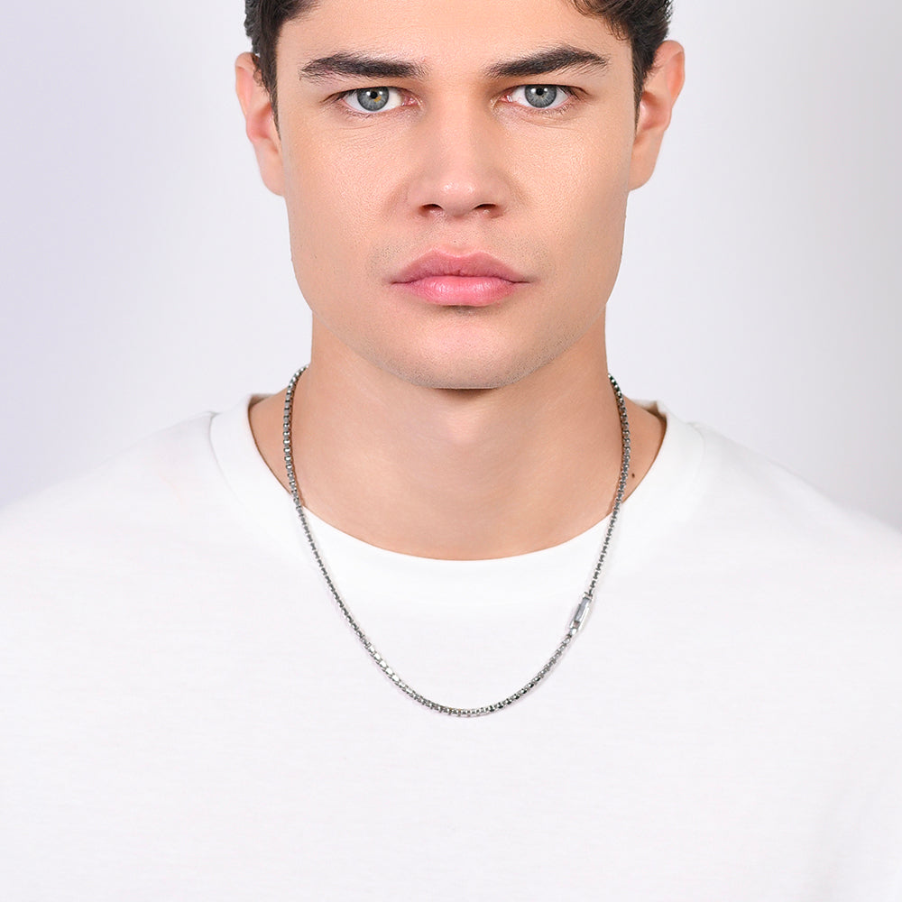 COLLAR ELEMENTO DE ACERO PARA HOMBRE