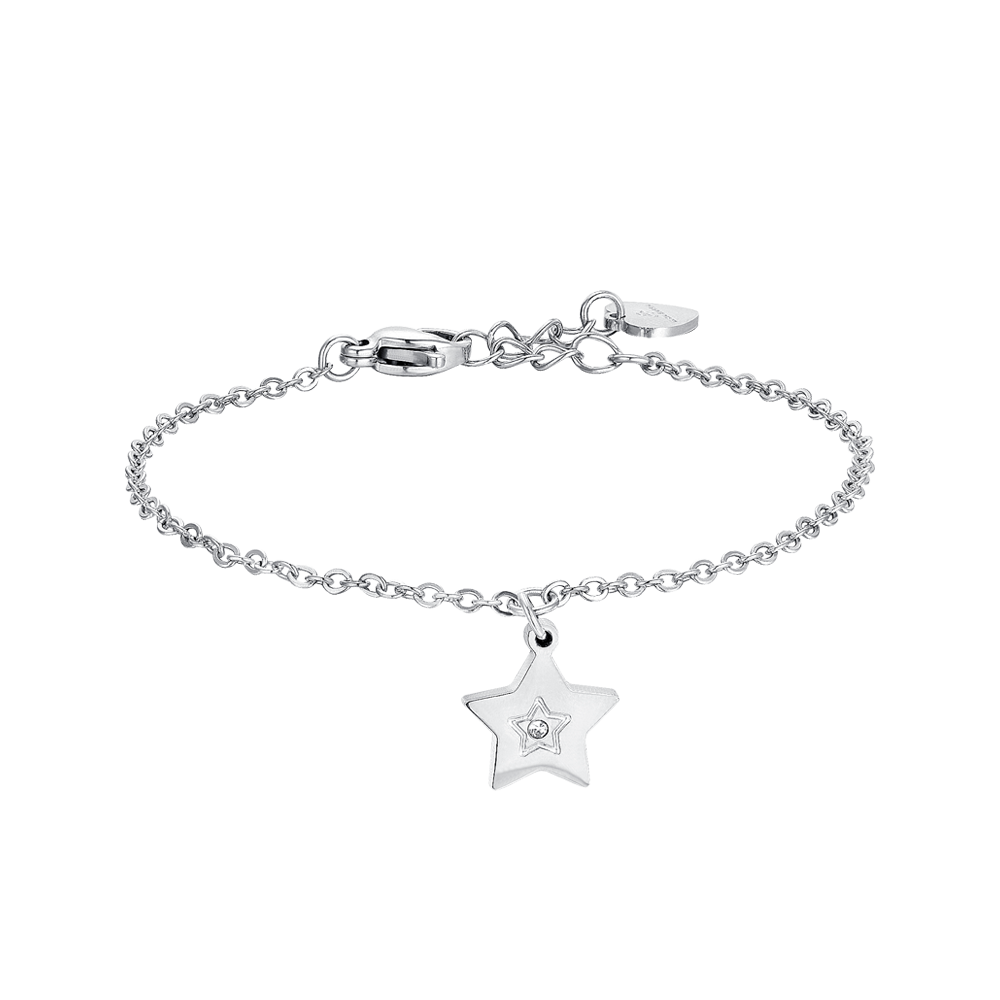 CHICA PULSERA DE ACERO CON ESTRELLA