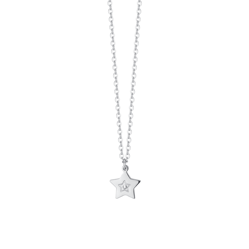 COLLAR DE ACERO PARA NIÑA CON ESTRELLA