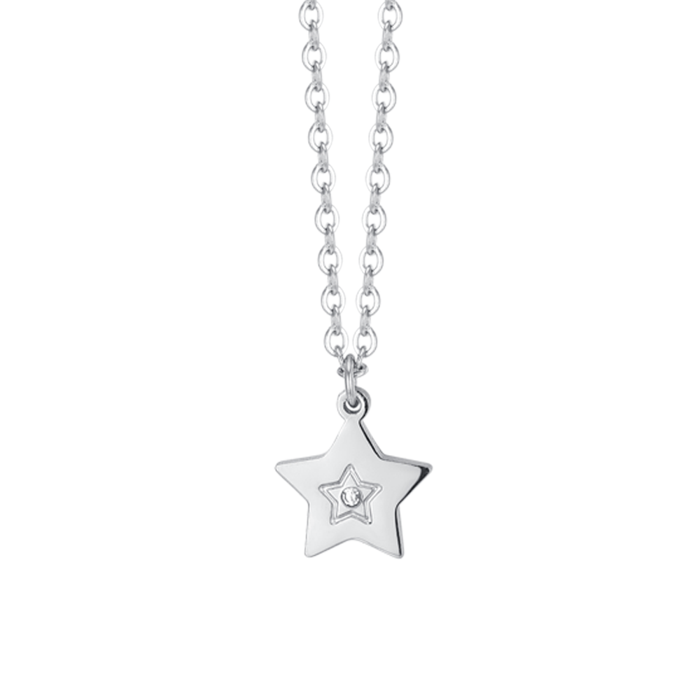 COLLAR DE ACERO PARA NIÑA CON ESTRELLA