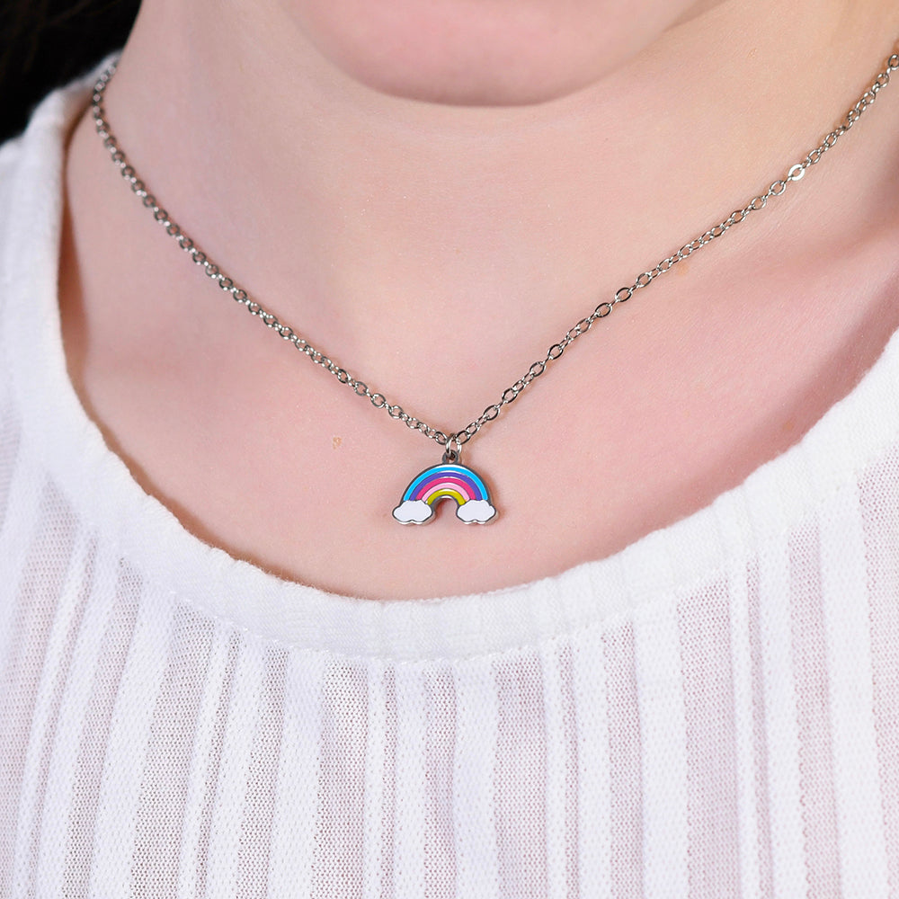 COLLAR RAINBOW STEEL GIRL
