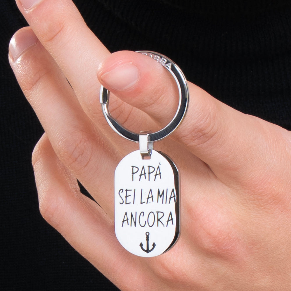 LLAVERO HOMBRE DE ACERO PAPA ERES MI ANCLA
