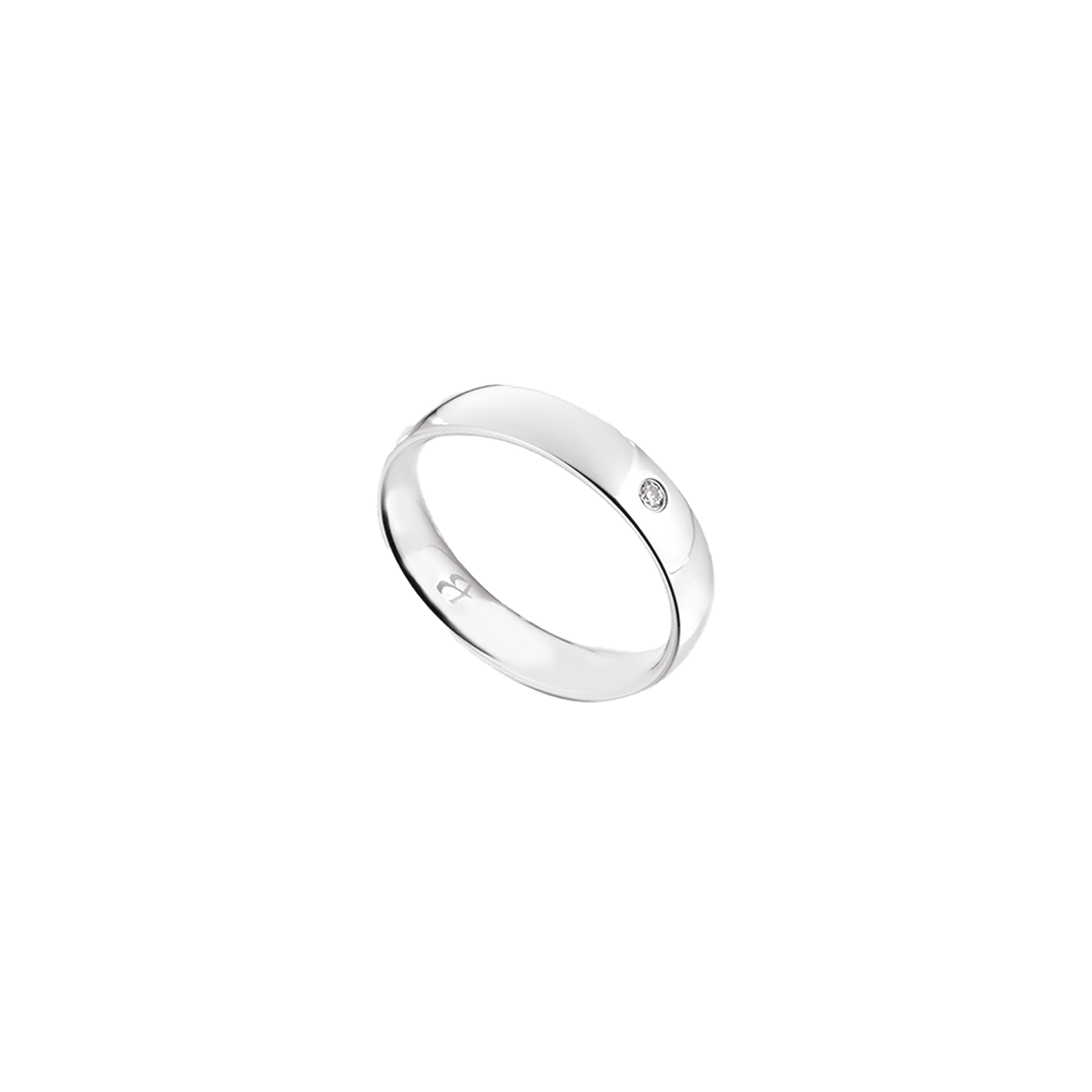 ANILLO DE ACERO Y CIRCONITA BLANCA PARA HOMBRE Y MUJER