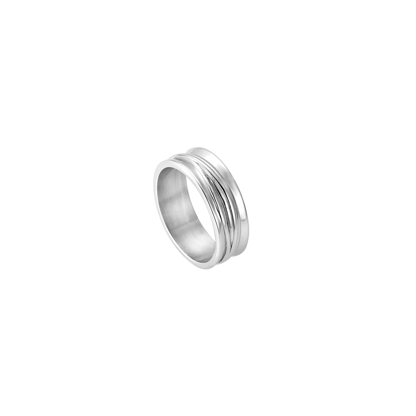 ANILLO DE NUDO DE ACERO PARA HOMBRES