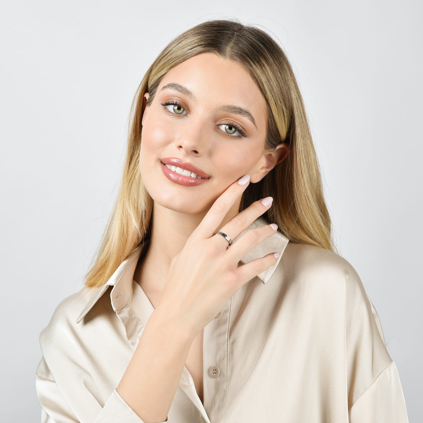 ANILLO DE ACERO PARA DAMAS DEJA QUE LA VIDA TE SORPRENDA