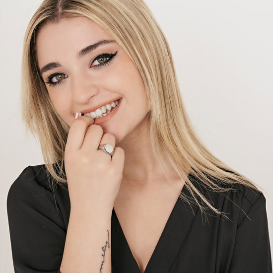 ANILLO DE ACERO PARA MUJER