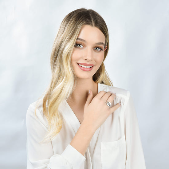 ANILLO DE ACERO DE MUJER LO MAS BONITO ES TENER UNA MAMA COMO TU CON UN CORAZON