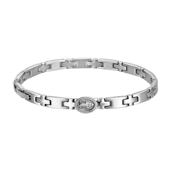 PULSERA DE ACERO ROSARIO PARA HOMBRES