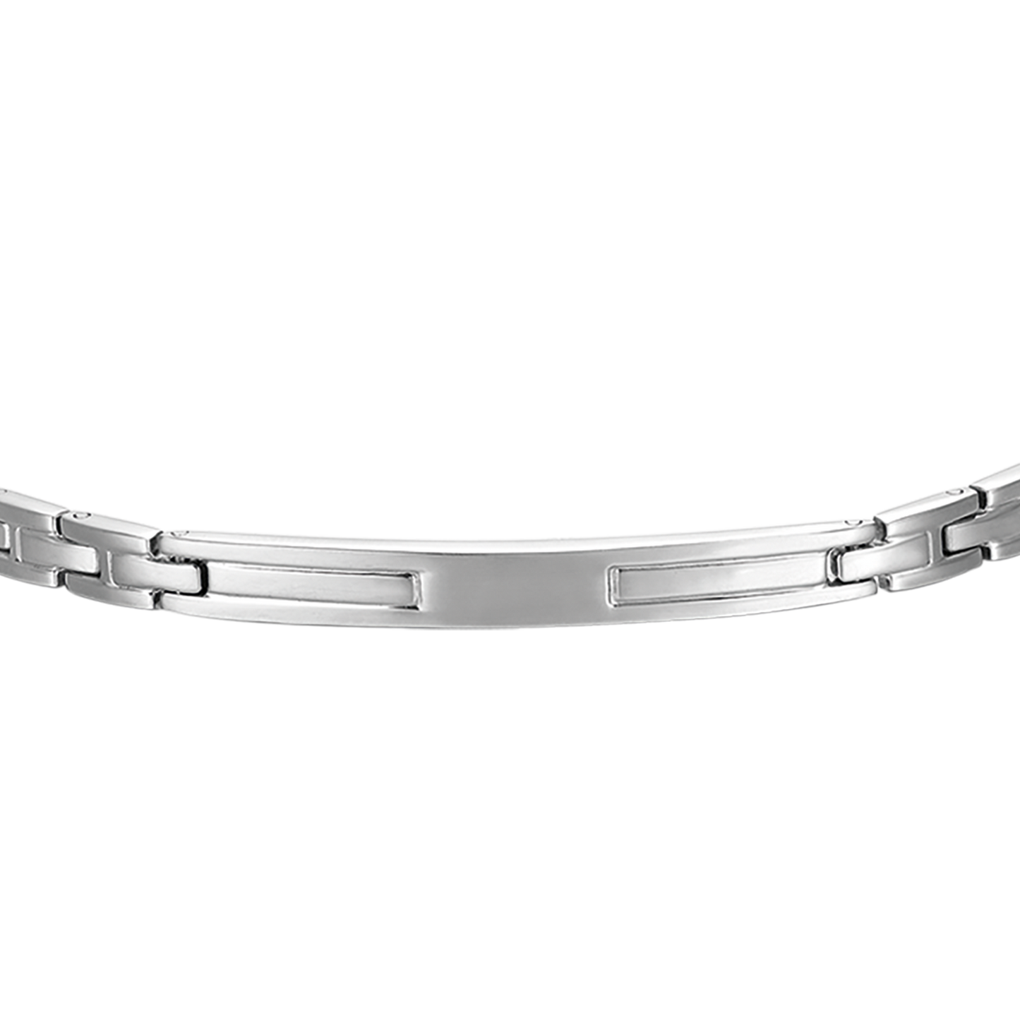 BRAZALETE DE ACERO DE ESLABONES ESTRECHOS PARA HOMBRE