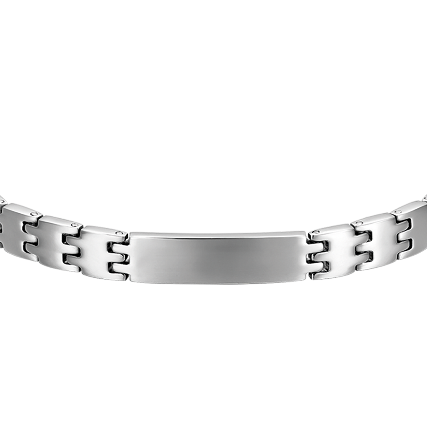 BRAZALETE DE ACERO DE ESLABONES ANCHOS PARA HOMBRE