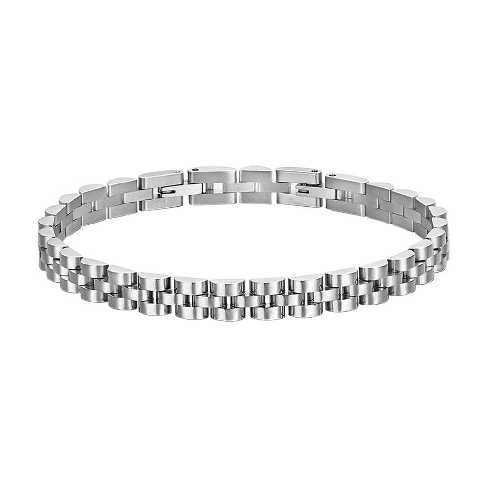 PULSERA DE ACERO PARA HOMBRE CON MOTIVO CENTRAL