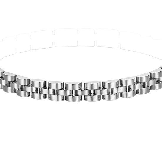PULSERA DE ACERO PARA HOMBRE CON MOTIVO CENTRAL