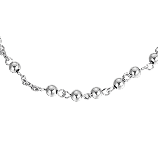 PULSERA ROSARIO DE ACERO PARA HOMBRE CON ESFERAS DE ACERO