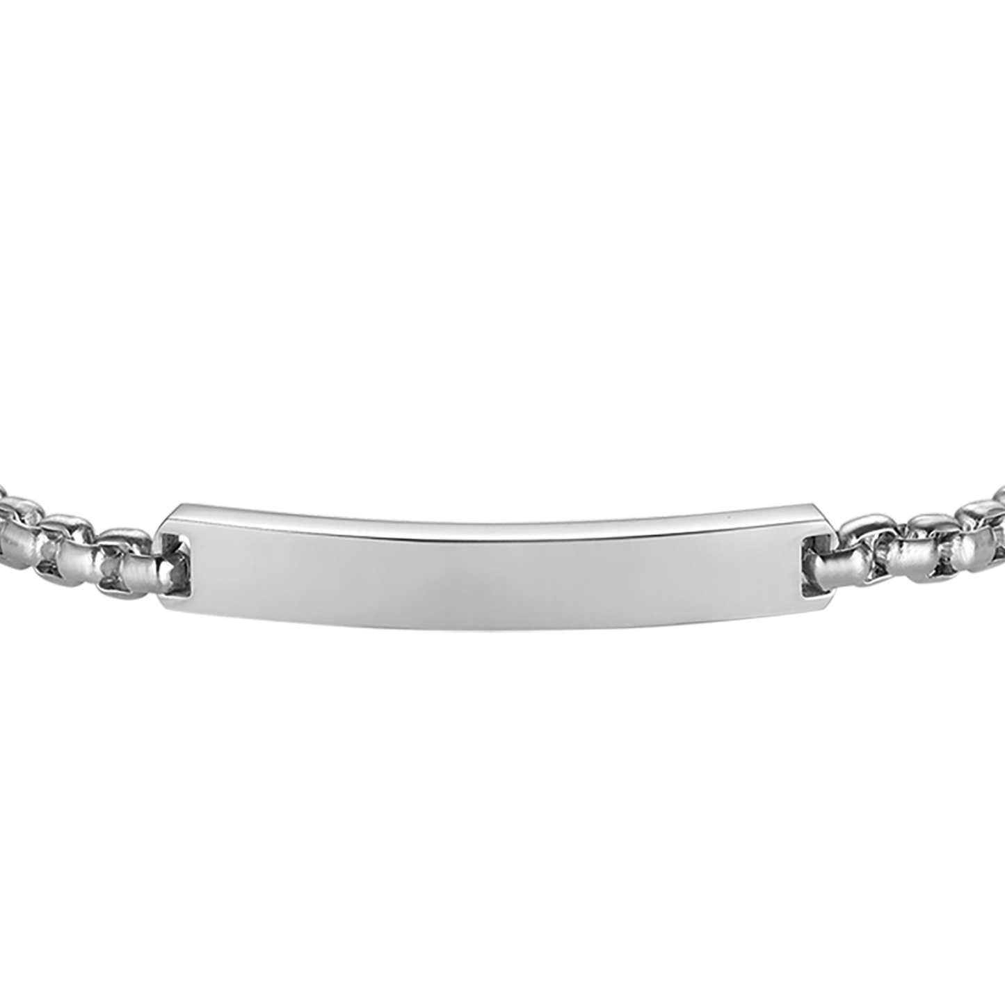 PULSERA DE ACERO PARA HOMBRE CON PLACA PERSONALIZABLE