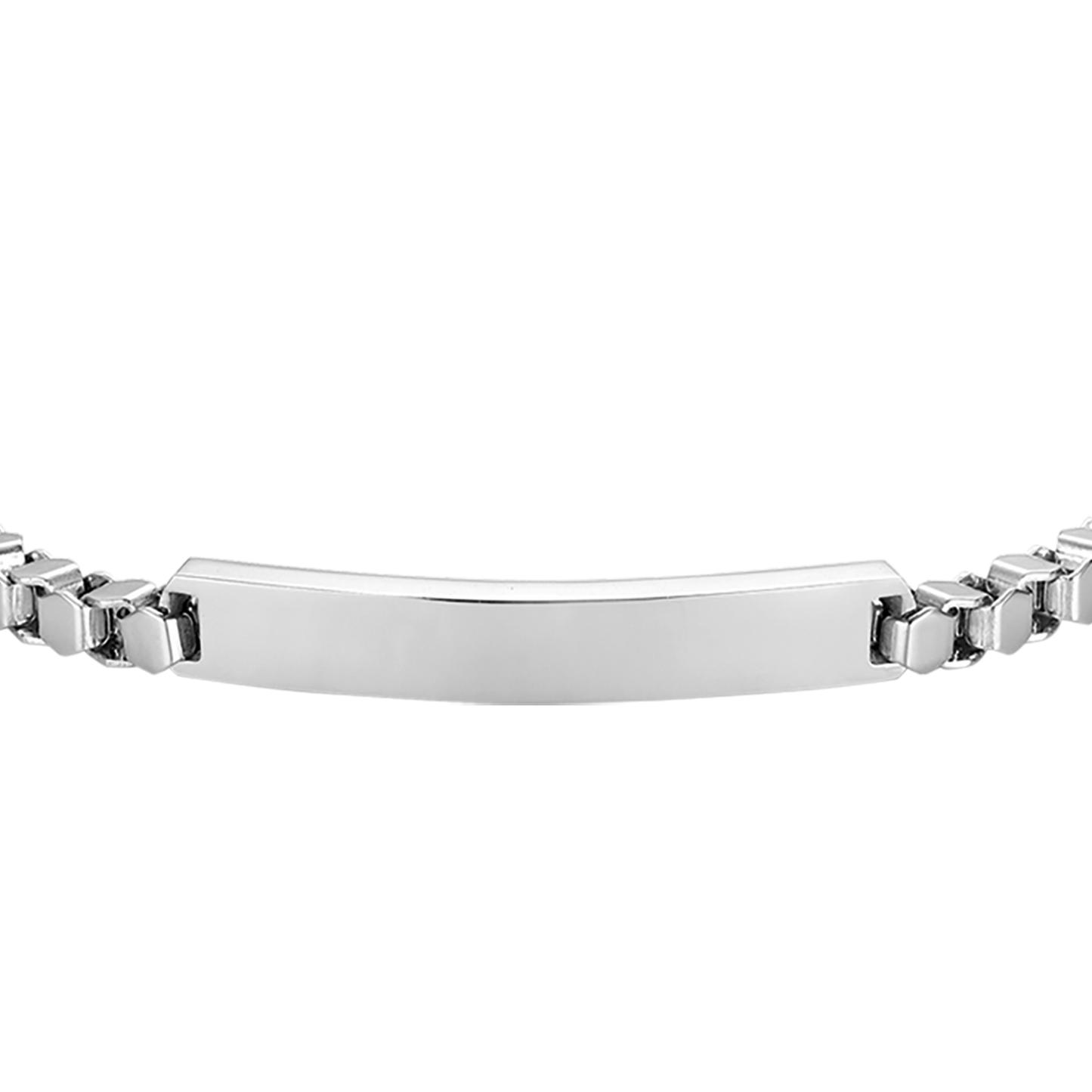 PULSERA DE ACERO PARA HOMBRE CON PLACA PERSONALIZABLE