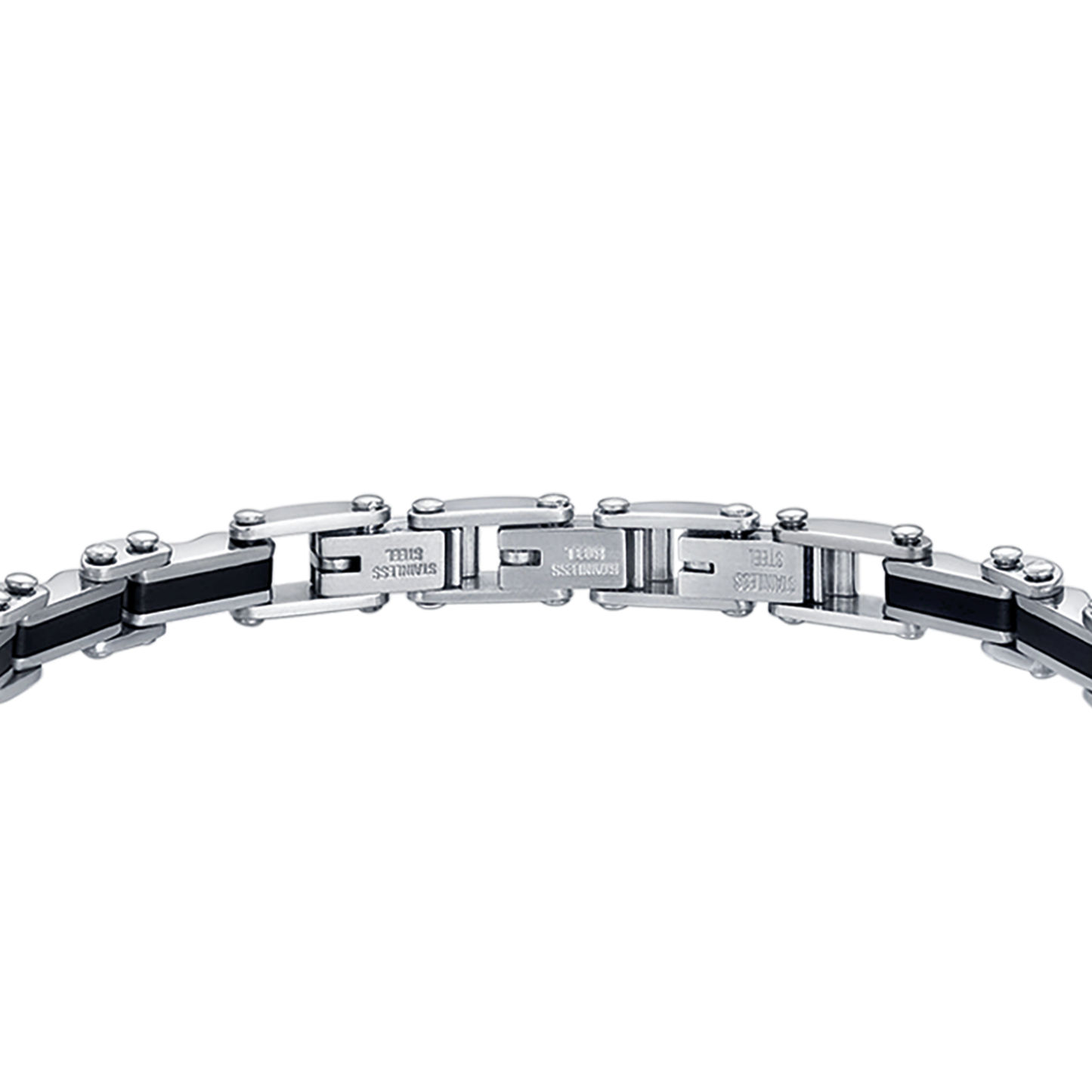 PULSERA DE ESLABONES DE ACERO PARA HOMBRE