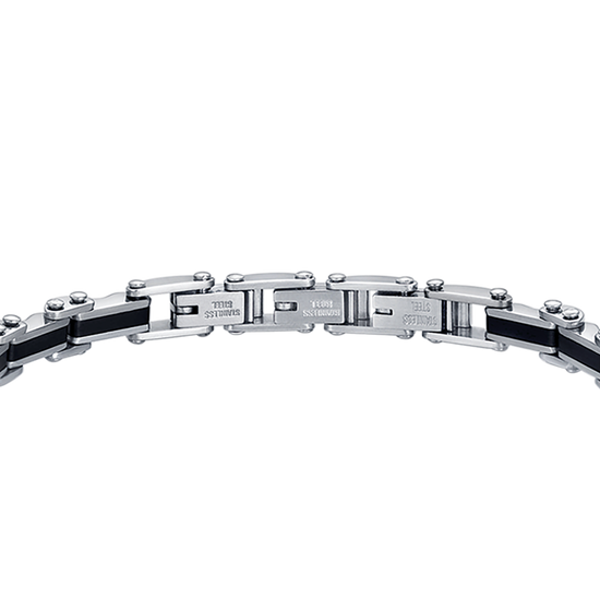 PULSERA DE ESLABONES DE ACERO PARA HOMBRE