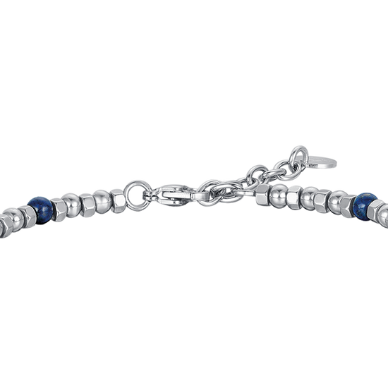 PULSERA DE ACERO PARA HOMBRE CON LAPIS Y ESTRELLA