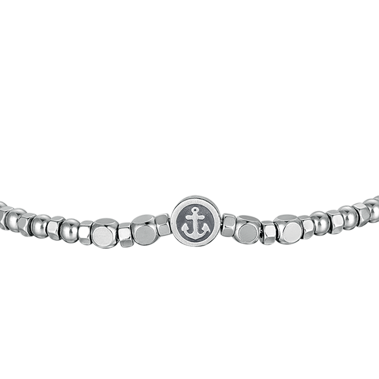 PULSERA DE ACERO PARA HOMBRE CON ELEMENTO DE ANCLA