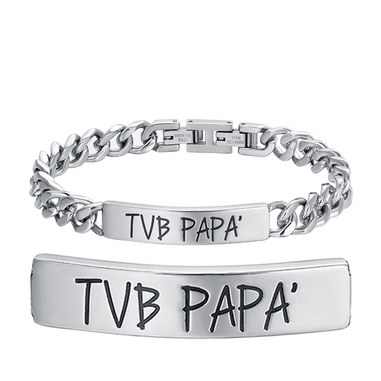 PULSERA DE ACERO TVB DADDY