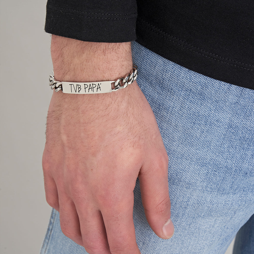 PULSERA DE ACERO TVB DADDY