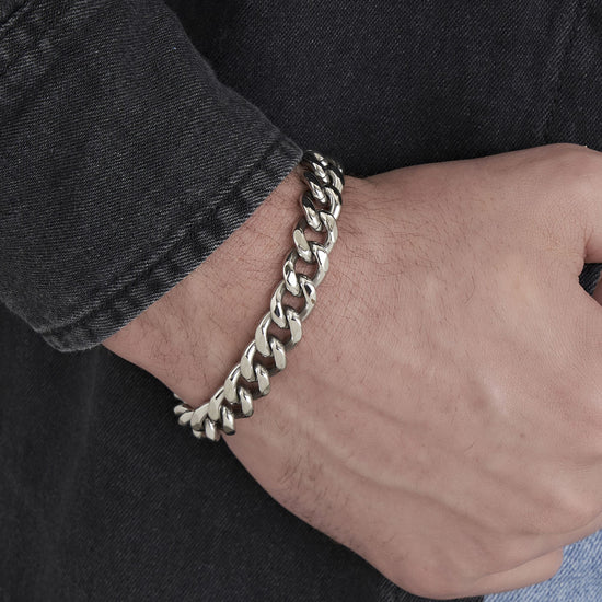 PULSERA DE CADENA DE ACERO PARA HOMBRE